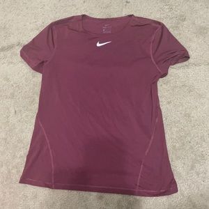 Burgundy large Nike Dri-fit top